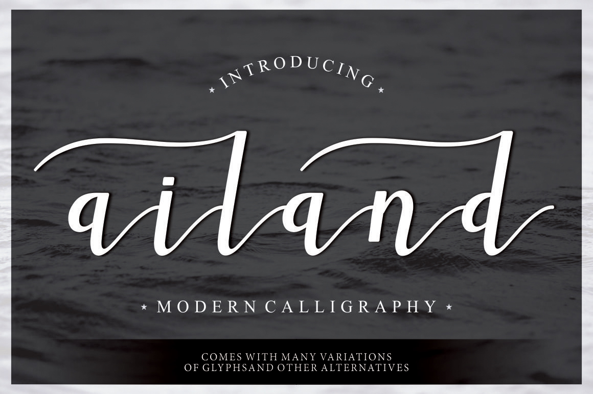 Ailand Font: Elevating Editorial Layouts with Modern Script