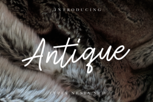 Antique Font: Modern Handwritten Style for Editorial Design