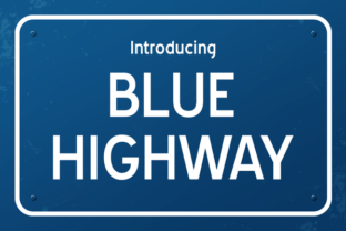 Blue Highway Font for High-Impact Marketing Graphics