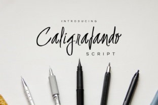 Caligrafando Script Font for Handmade Products