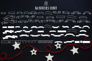 Decorative Banners Font for Vintage Business Branding