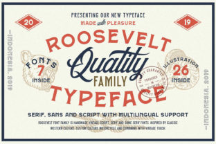 Discover the Charm of Roosevelt Family Font
