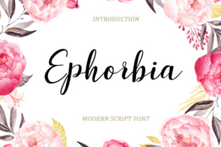 Ephorbia Font: Modern Script for Digital Marketing