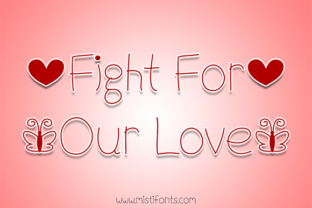Fight for Our Love Font Review for Feminine Branding