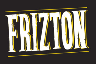 Frizton Font: Rustic Texture for Handmade Labels