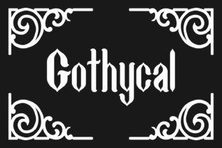 Gothycal Font: Ornamental Blackletter for Handmade Crafts