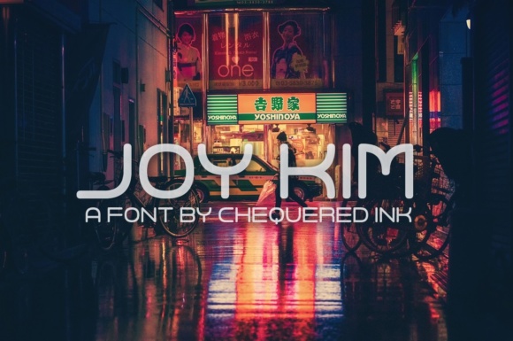 Joy Kim Font for Futuristic Handmade Product Design