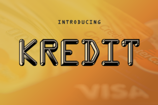 Kredit Font: A Display Typeface for Editorial Design