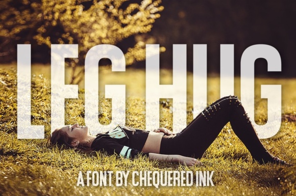 Leg Hug Font: Elevating Editorial Titles and Posters