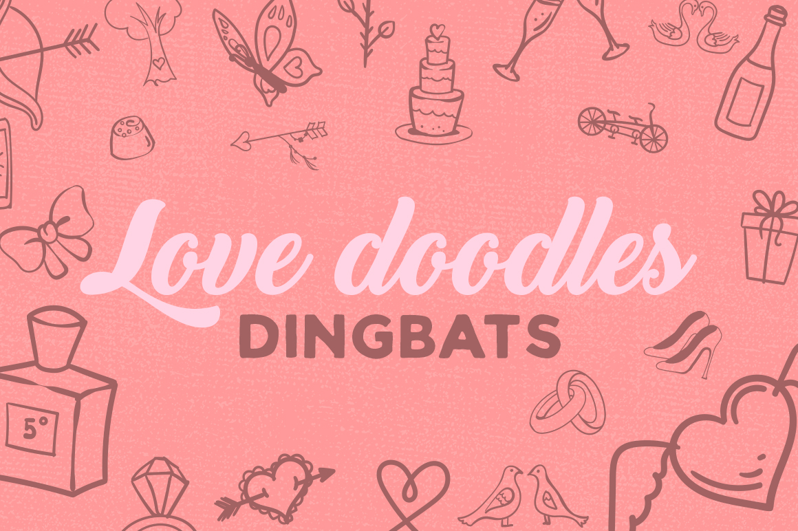 Love Doodles Dingbat Font for Authentic Campaign Design