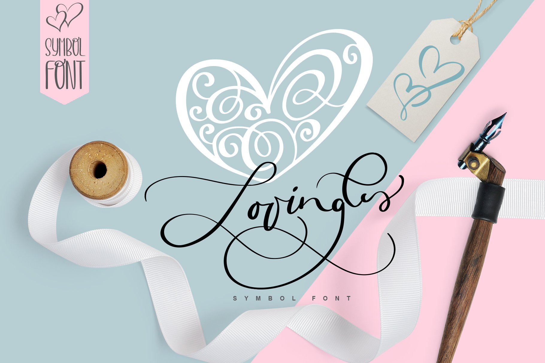 Lovingly Font Review: Romantic Dingbats for Editorial Design