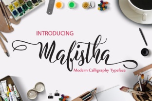 Mafistha Font: Elegant Script for Modern Design