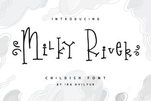 Milky River Font: A Playful Typeface for Editorial Design