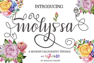 Molyssa Font Review: A Modern Calligraphy Script for Branding