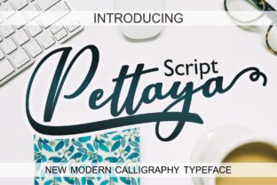 Pettaya Script Font for Handmade Products and Logos