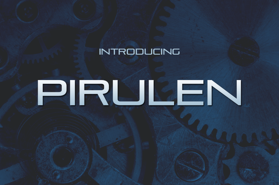 Pirulen Font: Wide Techno Typography for Digital Campaigns