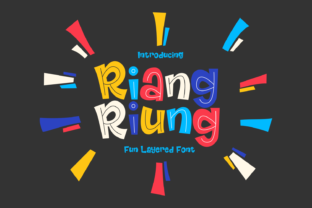 Riangriung: A Playful Display Font for Engaging Kids Projects