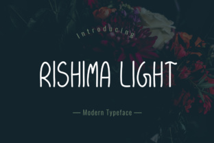 Rishima Light Font: Subtle Handwritten Style for Web Design