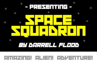 Space Squadron: The Perfect Sci-Fi Font for Engaging Visuals