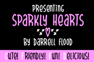 Sparkly Hearts Font Review for Playful Brand Identity