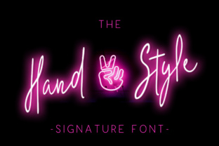 The Hand Style Font Review for Modern Branding