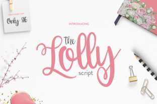 The Lolly Font Review: Thick Script for Boutique Branding