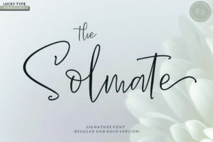 The Solmate Script Font for Elegant Product Packaging