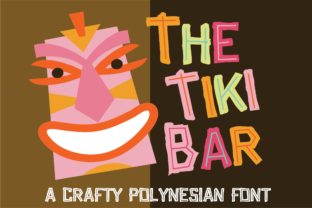 Tiki Bar: A Whimsical Font for Polynesian-Inspired Branding