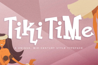 Tiki Time: A Tropical Display Font for Editorial Charm