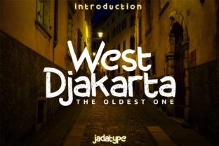 West Djakarta: A Classic Display Font for Editorial Design
