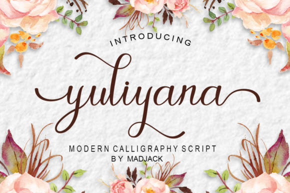 Yuliyana Script Font for Modern Web Design